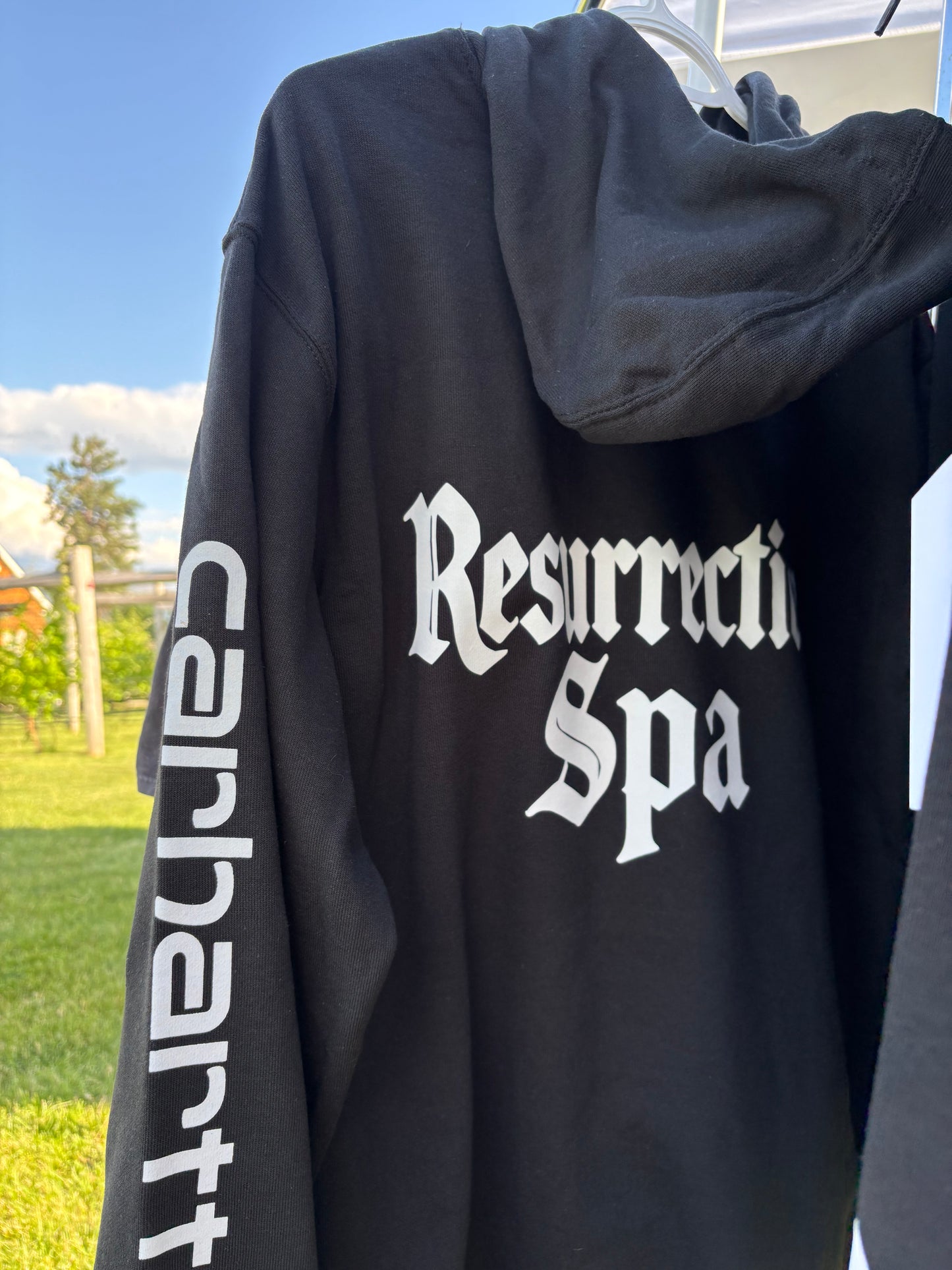 Resurrection x Carhartt Black Hoodie